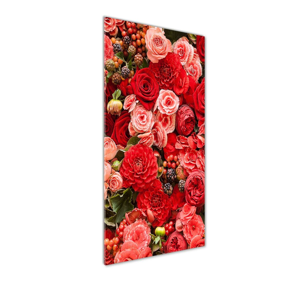 Tableau verre acrylique Bouquet de fleurs