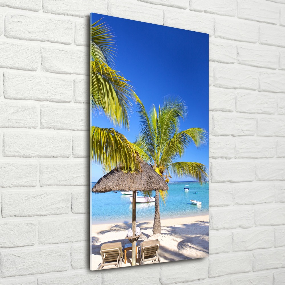 Acrylique tableau Plage tropicale