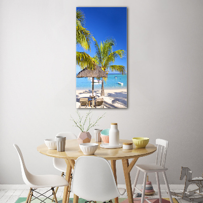 Acrylique tableau Plage tropicale