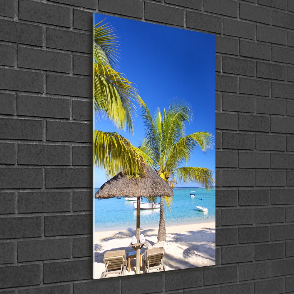 Acrylique tableau Plage tropicale