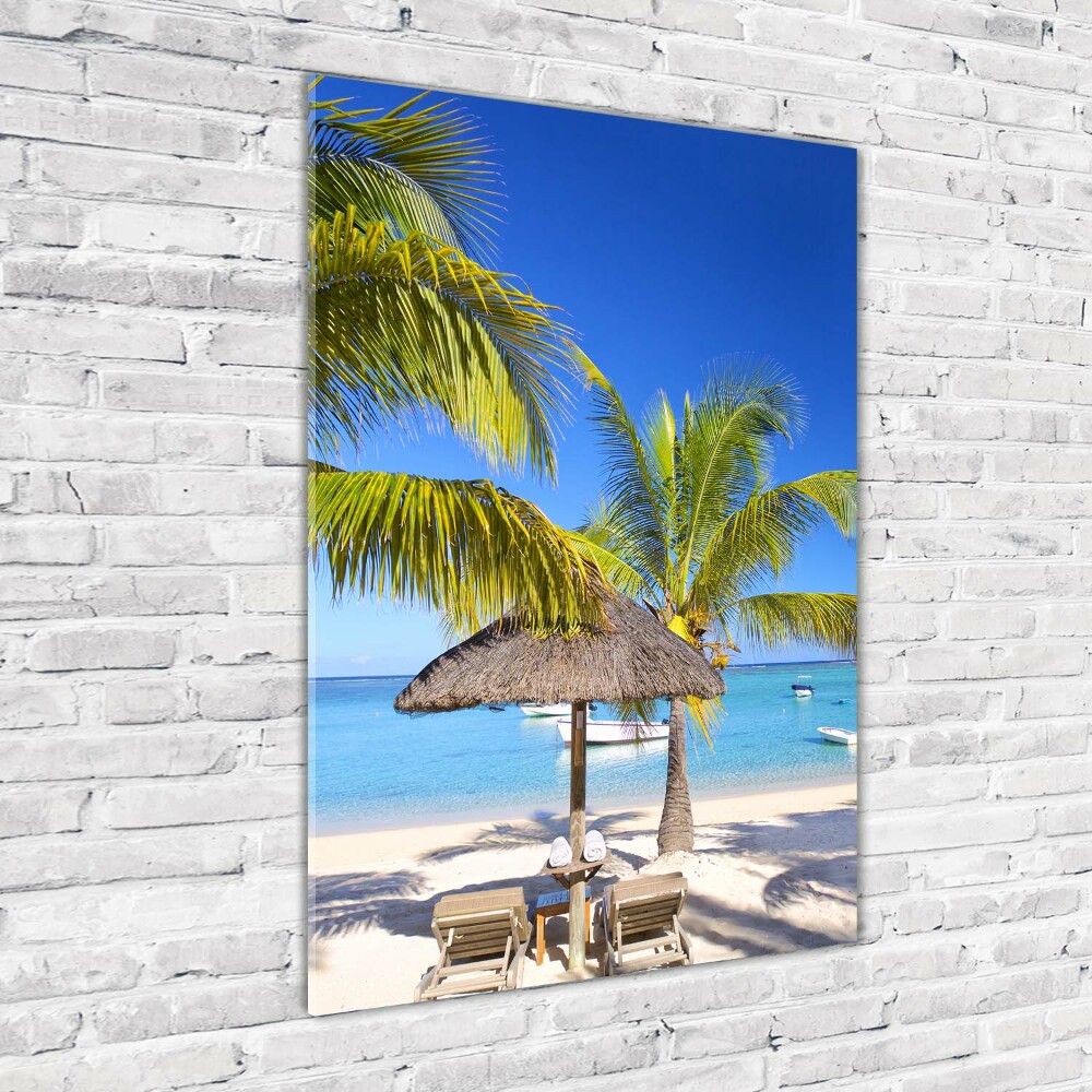 Acrylique tableau Plage tropicale