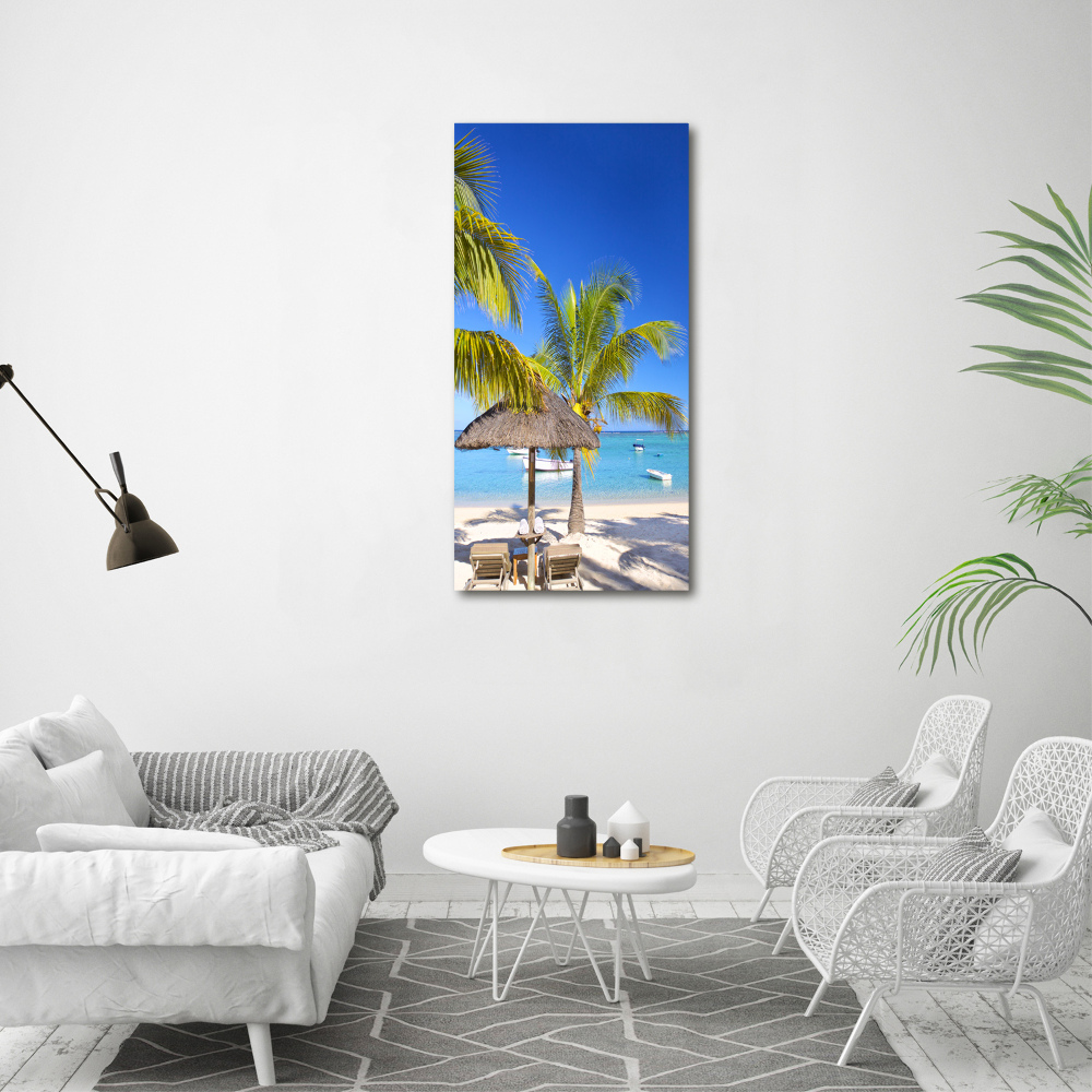 Acrylique tableau Plage tropicale