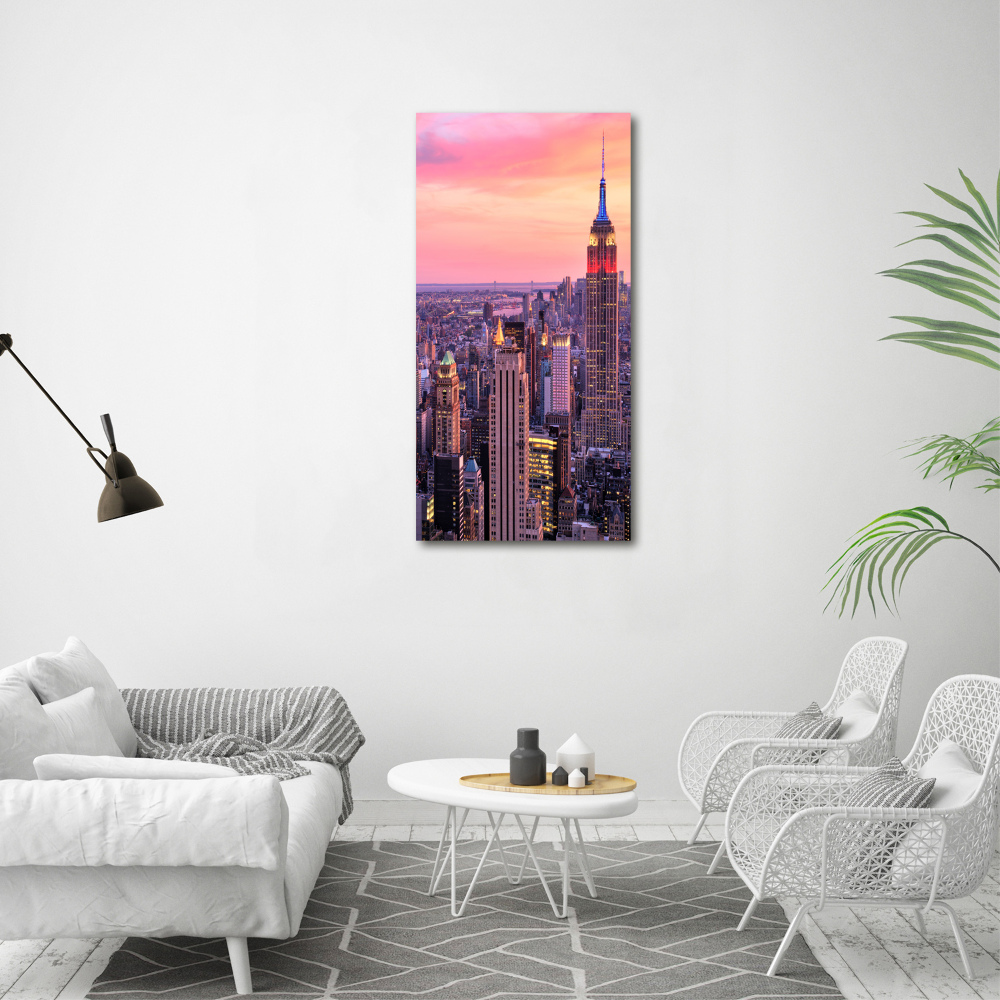 Tableau en acrylique New York ouest