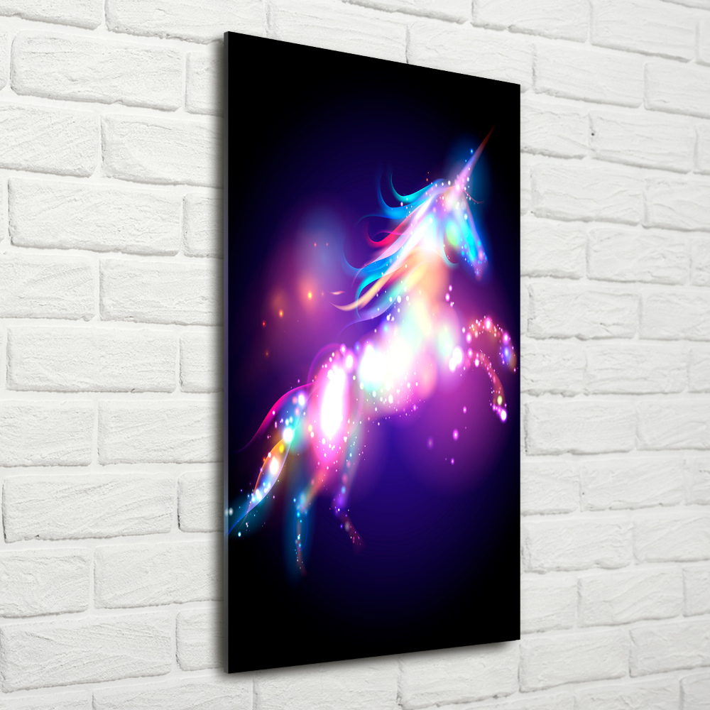 Acrylique tableau Licorne magique