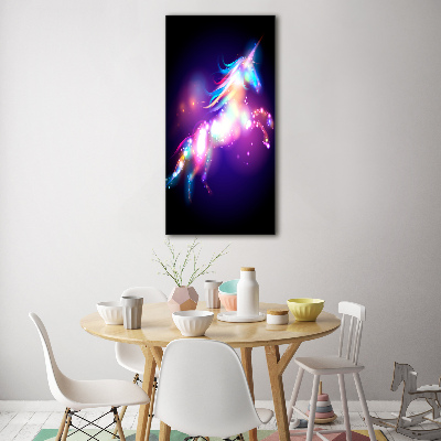 Acrylique tableau Licorne magique