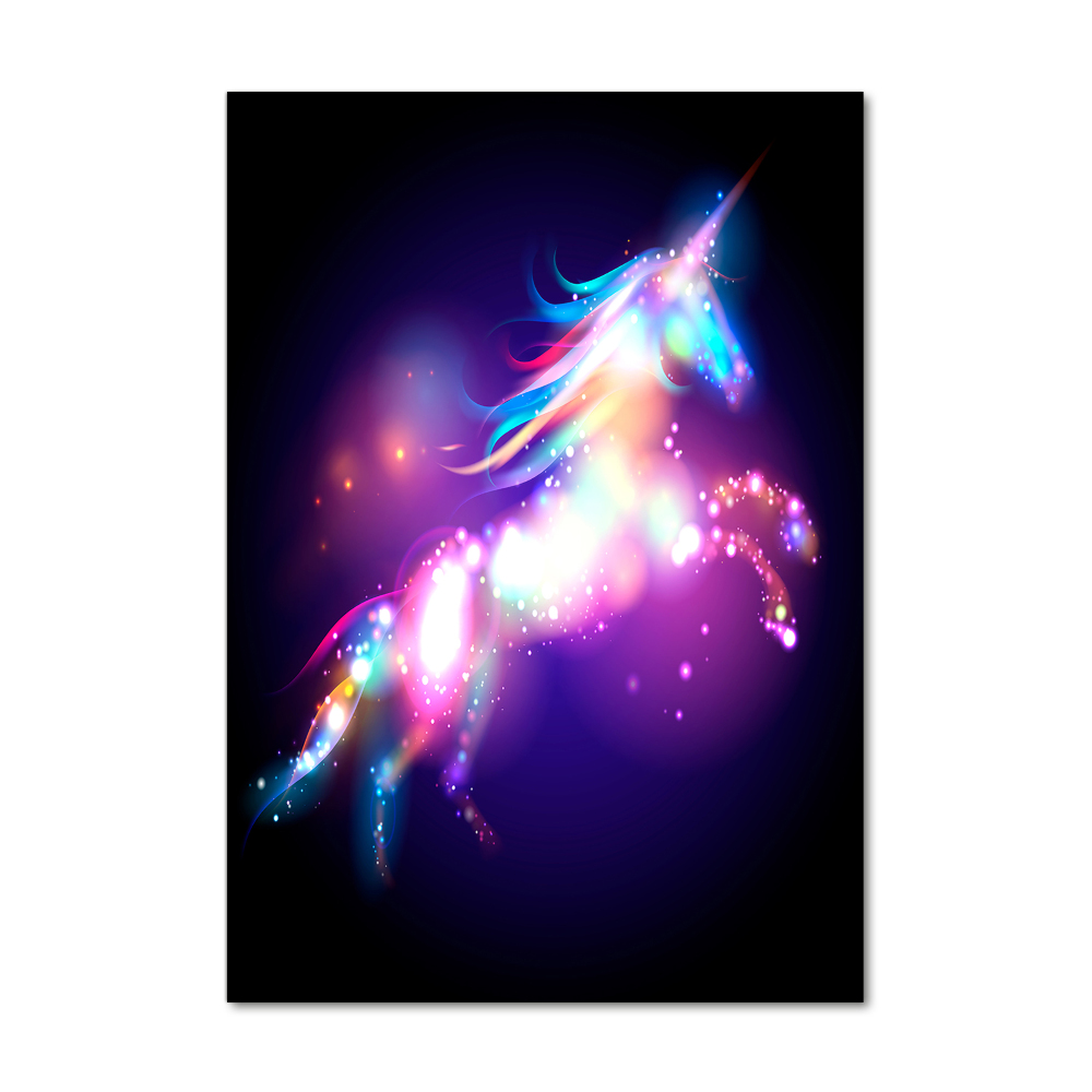 Acrylique tableau Licorne magique