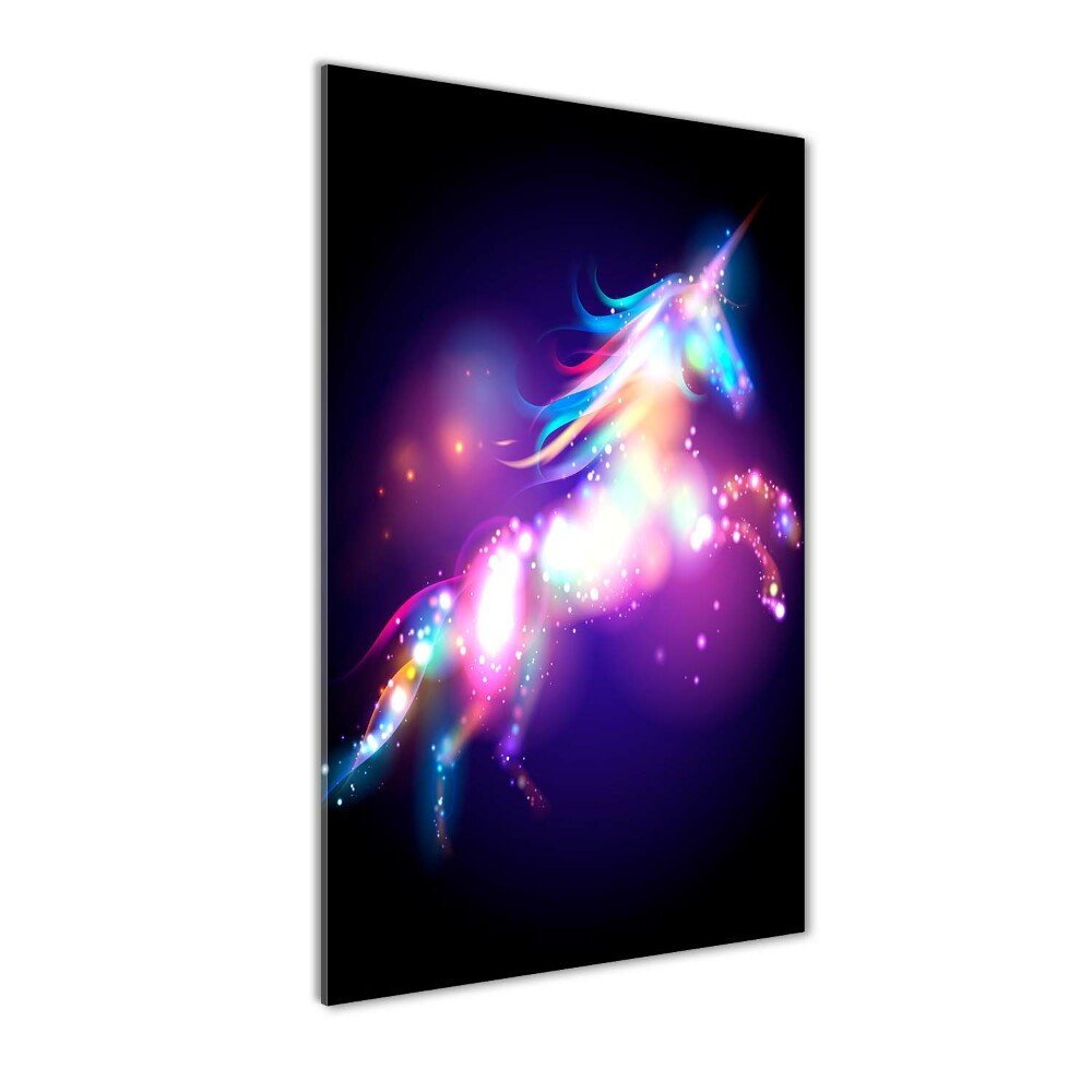 Acrylique tableau Licorne magique