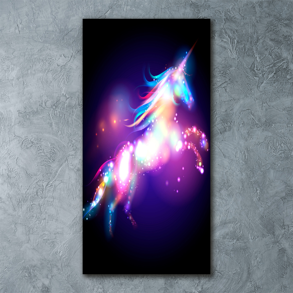 Acrylique tableau Licorne magique