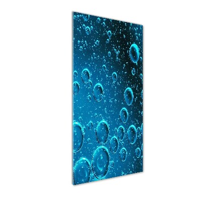 Acrylique tableau Bulles sous l'eau