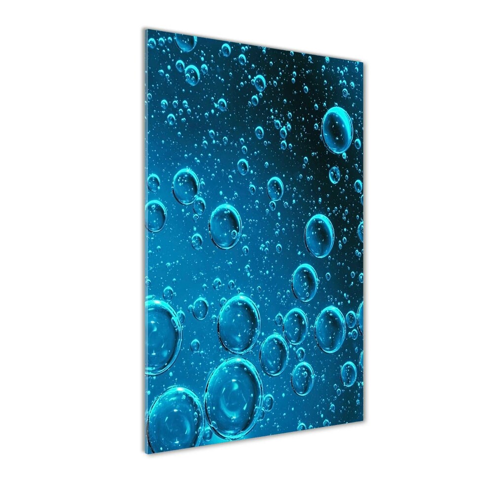 Acrylique tableau Bulles sous l'eau