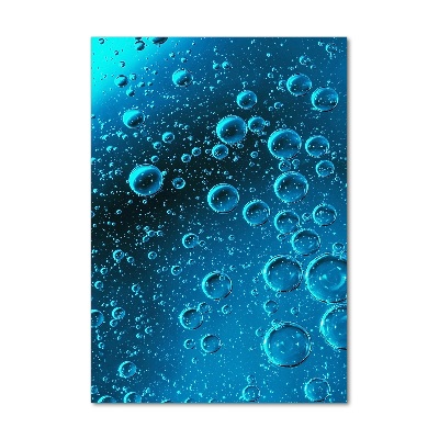 Acrylique tableau Bulles sous l'eau