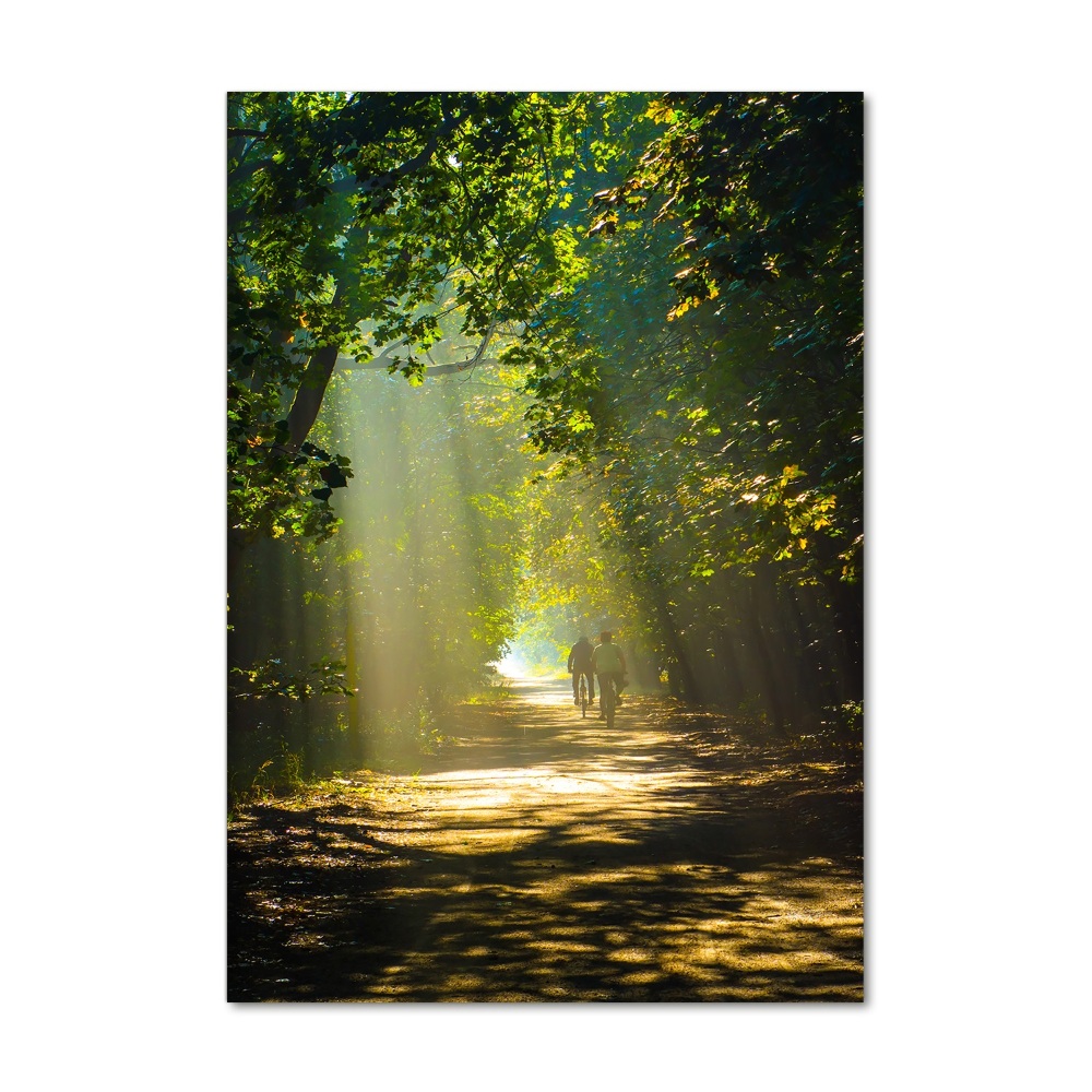 Tableau acrylique Un chemin dans la forêt