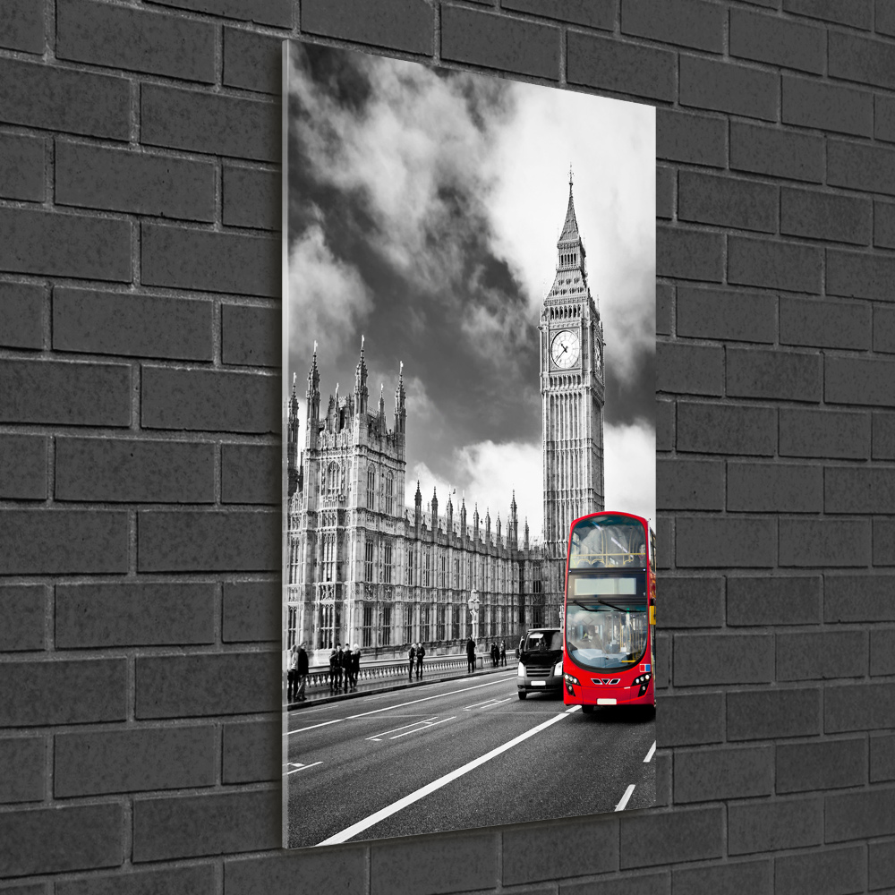 Tableau verre acrylique Big Ben Londres