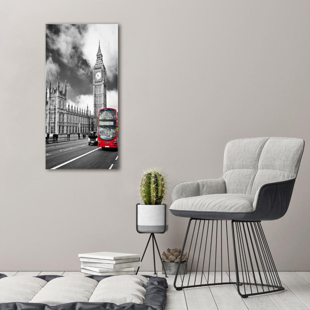 Tableau verre acrylique Big Ben Londres