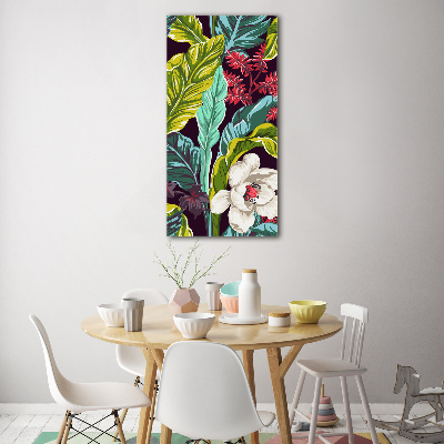 Tableau en acrylique Plantes tropicales