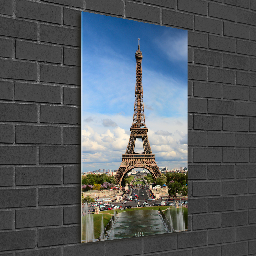 Tableau verre acrylique Tour Eiffel France