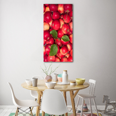 Tableau acrylique Pommes rouges