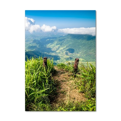 Tableau en acrylique Chemin de montagne