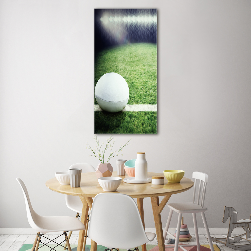 Tableau acrylique Ballon de rugby