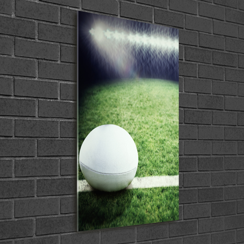 Tableau acrylique Ballon de rugby