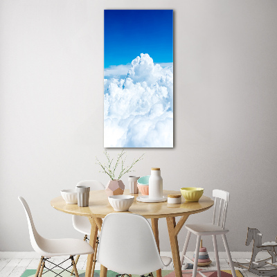 Tableau sur verre acrylique Vol au-dessus des nuages