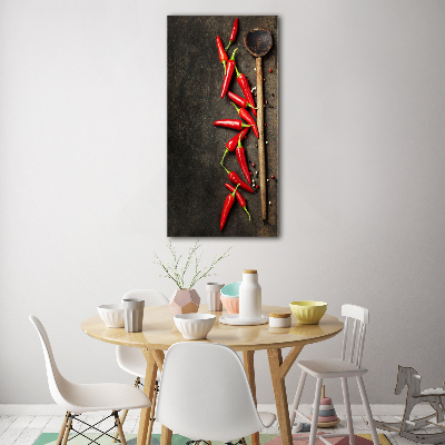 Tableau acrylique Piments