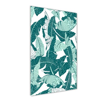 Tableau en acrylique Feuilles tropicales plantes