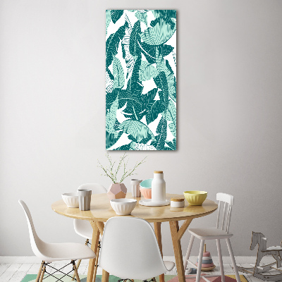 Tableau en acrylique Feuilles tropicales plantes