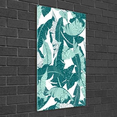 Tableau en acrylique Feuilles tropicales plantes