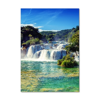 Tableau en acrylique Chute d'eau de Krka