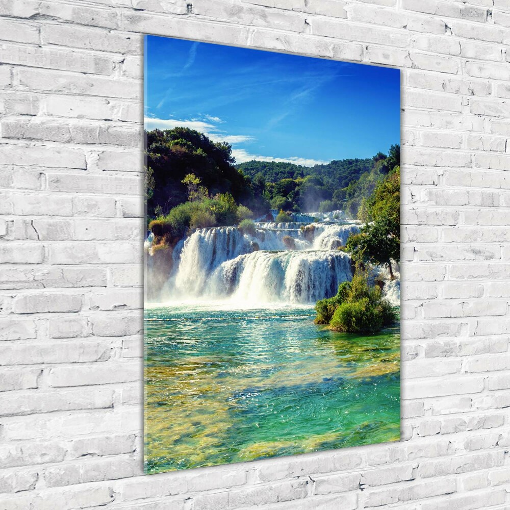 Tableau en acrylique Chute d'eau de Krka