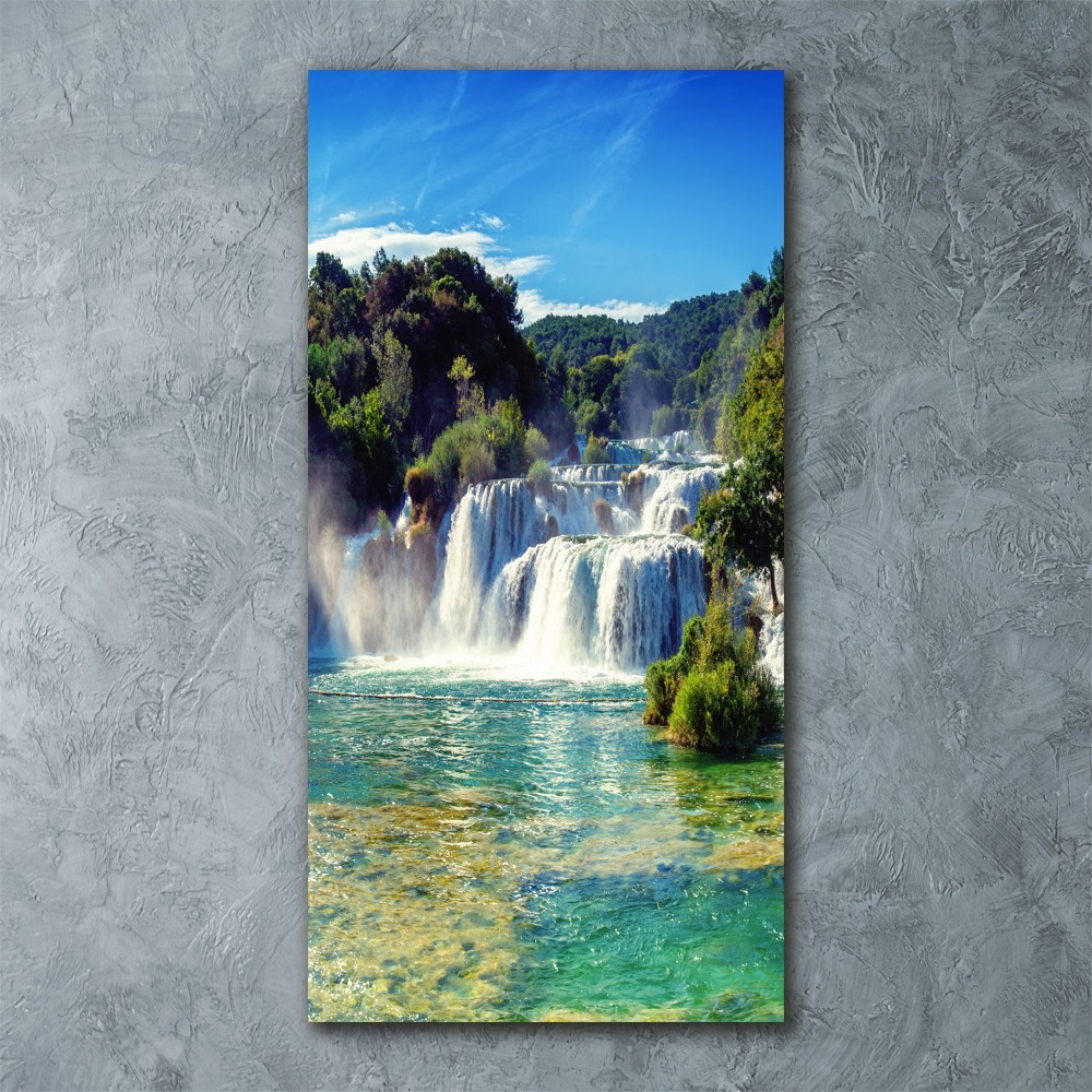 Tableau en acrylique Chute d'eau de Krka