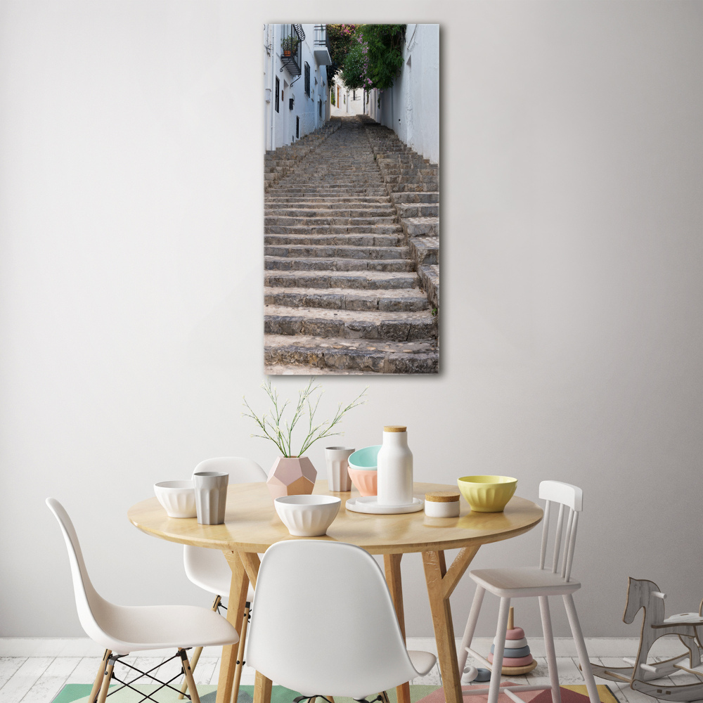 Tableau acrylique Escalier en pierre