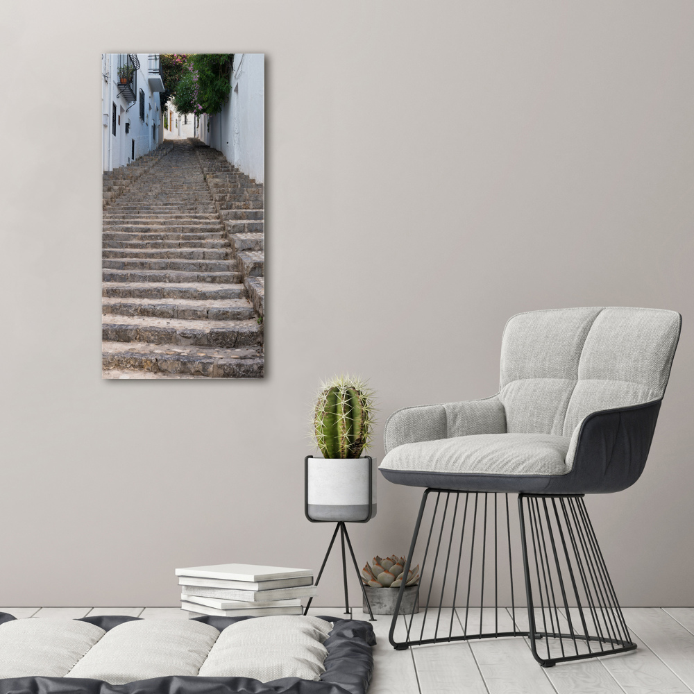 Tableau acrylique Escalier en pierre