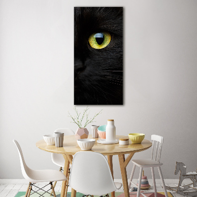 Tableau verre acrylique Les yeux du chat