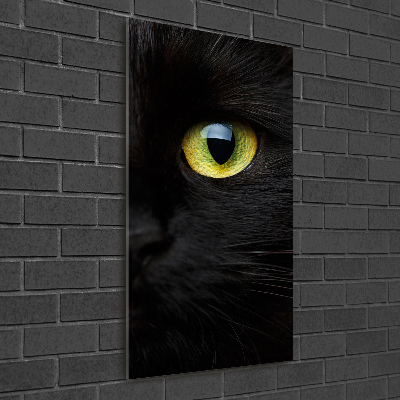 Tableau verre acrylique Les yeux du chat