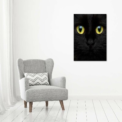 Tableau verre acrylique Les yeux du chat