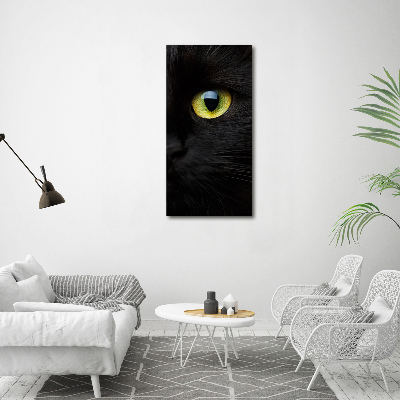 Tableau verre acrylique Les yeux du chat