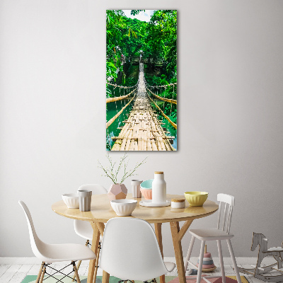 Acrylique tableau Pont de la jungle