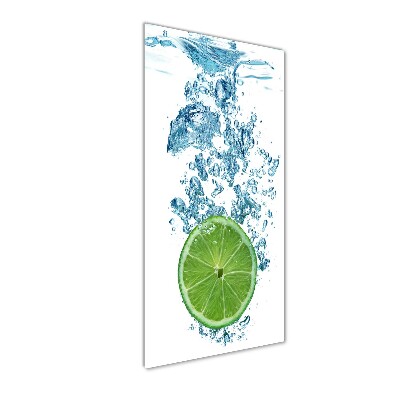 Acrylique tableau Citron vert sous l'eau