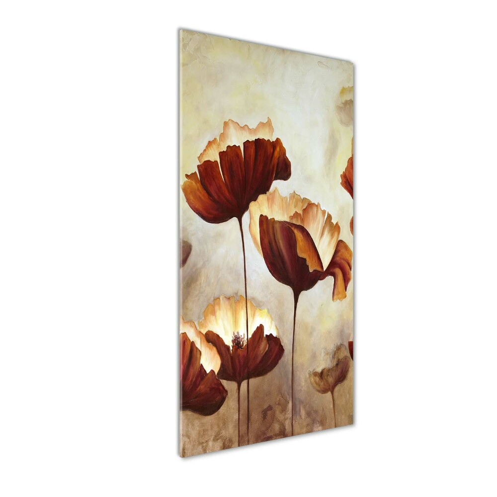 Tableau acrylique Coquelicots des champs