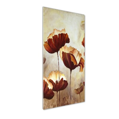 Tableau acrylique Coquelicots des champs