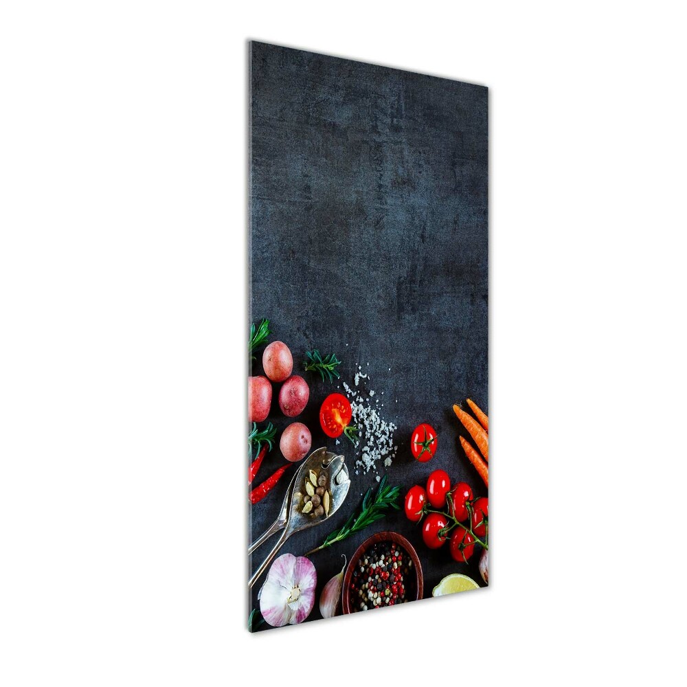 Acrylique tableau Légumes et épices