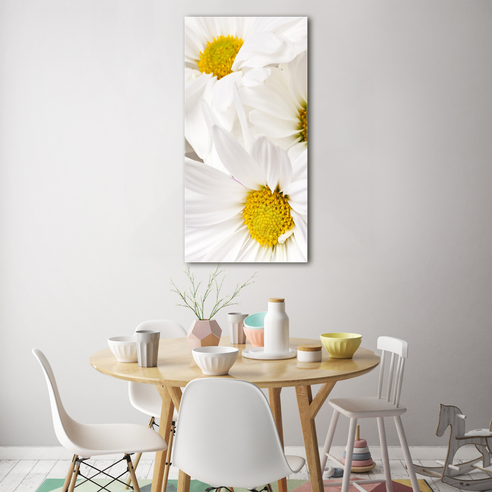 Tableau acrylique Fleurs de marguerite