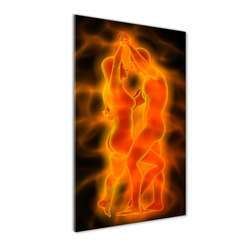 Tableau sur verre acrylique Couple de danseurs