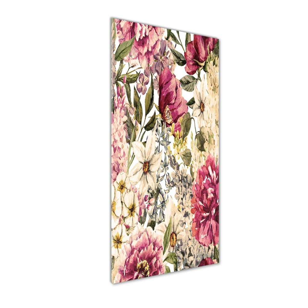 Acrylique tableau Motifs floraux