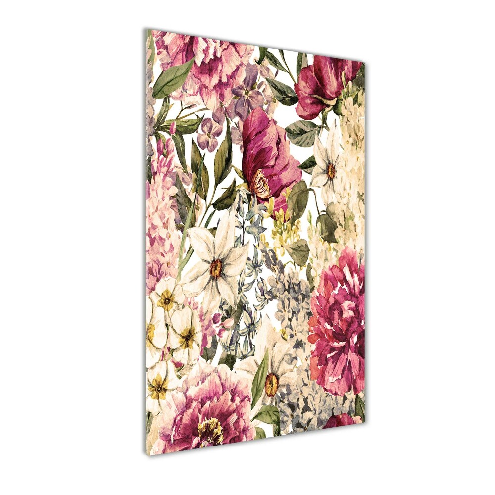 Acrylique tableau Motifs floraux