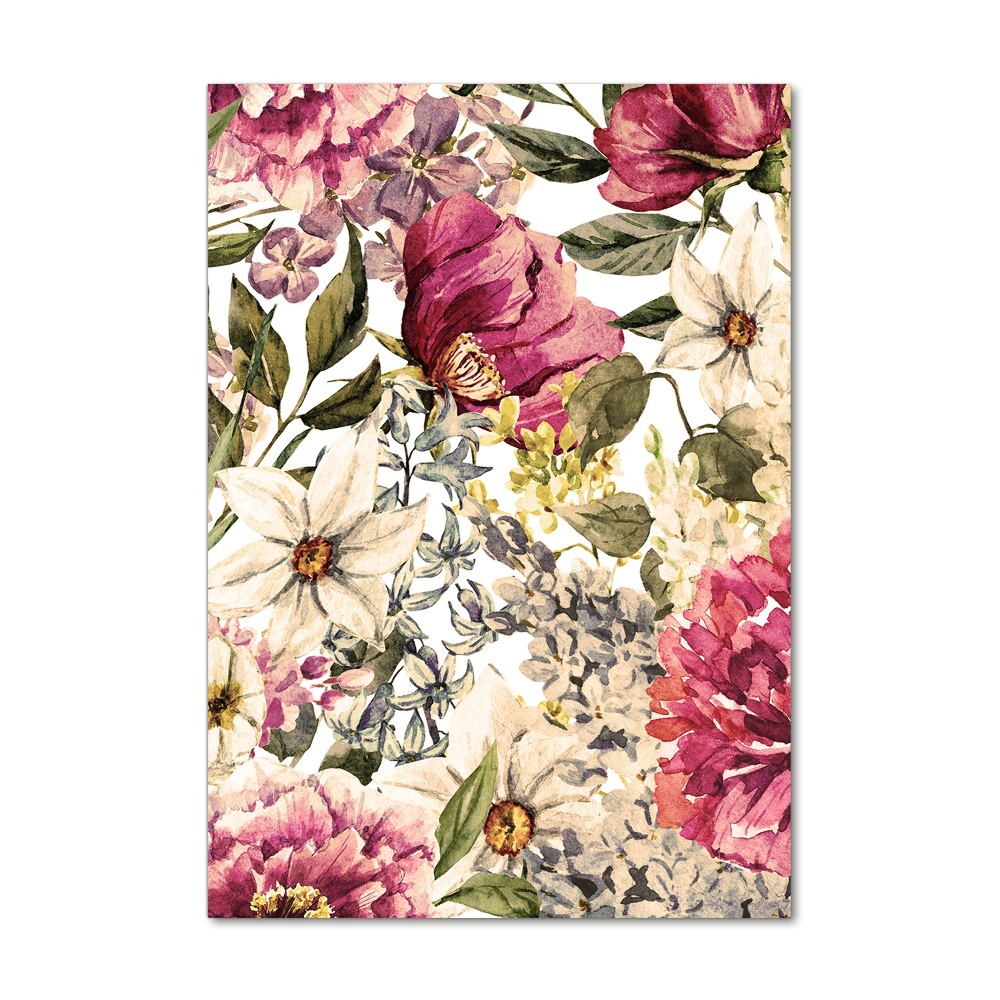 Acrylique tableau Motifs floraux