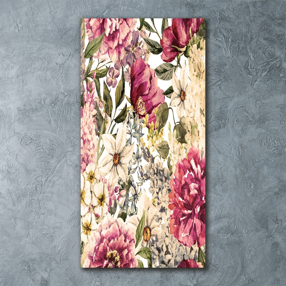 Acrylique tableau Motifs floraux