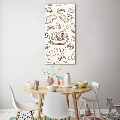 Tableau sur verre acrylique Produits de boulangerie